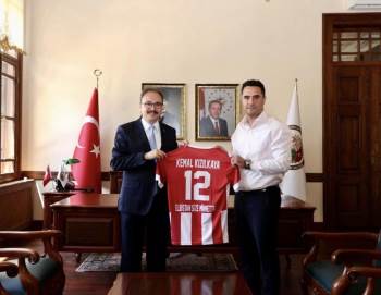 Vali Kızılkaya’Ya Elbistan’Dan Ziyaret
