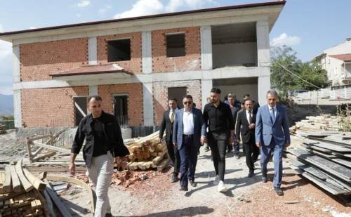 Vali Musa Işın’dan Emet’te eğitim yatırımlarına inceleme