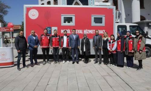 Vali Musa Işın’dan Mobil Sosyal Hizmet Aracına yerinde inceleme