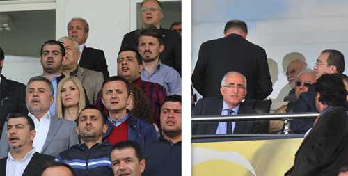 VALİ PROTOKOLDE HOŞCAN TRİBÜNDE