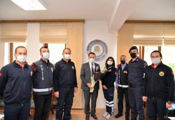 Vali Şentürk, ’’112 Günü’’ Kapsamında Bilecik 112 Acil Çağrı Merkezi Çalışanları Kabul Etti
