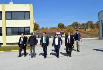 Vali Şentürk’Ten Mermer Fabrikasına Ziyaret
