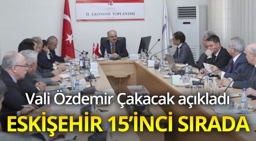 Valilik 'Eskişehir İl Ekonomi' toplantısı yaptı