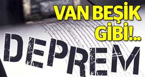 Van beşik gibi sallanıyor!