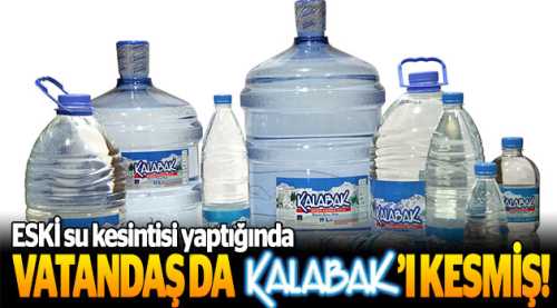 Vatandaşda Kalabak'ı kesmiş!