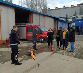 Vatmanlara Yangın Eğitimi
