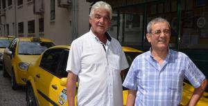 Yağışlar taksiciye yaradı