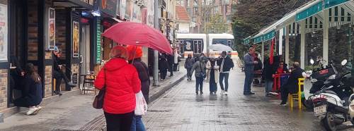 Yağmura rağmen bayram keyfi Eskişehir’de devam etti