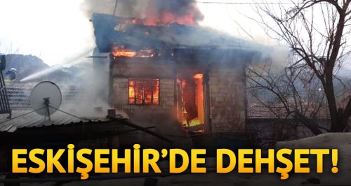 Yanan ev kullanılamaz hale geldi!
