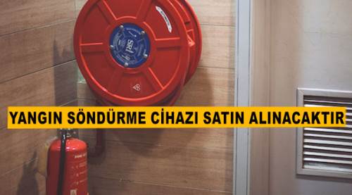 Yangın söndürme cihazı satın alınacaktır
