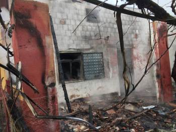 Yangında Tüm Eşyaları Kül Oldu
