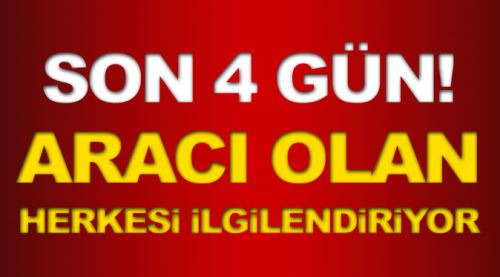 Yapılandırma, MTV ve gelir vergisi ödemelerinde son 4 gün