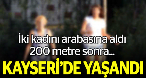 Yardım etmek için arabasına aldı, sonrası...