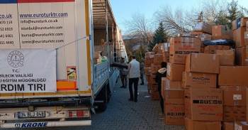 Yardım Tırı Deprem Bölgesine Ulaştı
