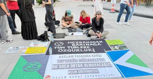 Yaşam hakkı savunucuları Eskişehir’de açlık grevinde