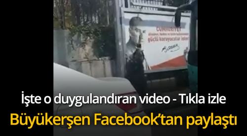 Yaşlı teyze gönülleri fethetti