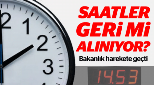 Yaz saati uygulaması gözden geçirilecek