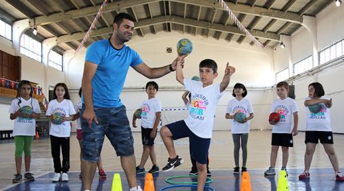 Yaz spor okullarına büyük ilgi