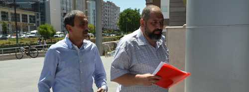 YAZICIOĞLU İÇİN ADİLYE'YE GİTTİLER
