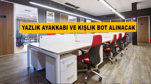  Yazlık ayakkabı ve kışlık bot alınacak