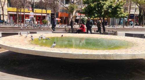 Yediler Parkı’nda süs havuzları için gözler bahar bakımında