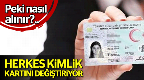 Yeni kimlik kartına yoğun ilgi