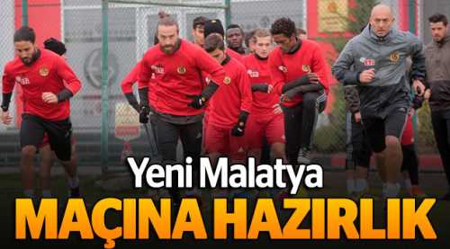 Yeni Malatya maçına hazırlık