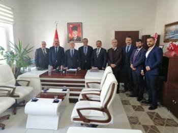 Yeni Mhp Yönetiminden Kaymakam Yaman’A Ziyaret
