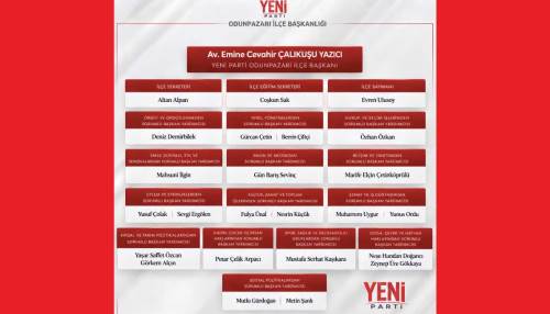 Yeni Parti Odunpazarı’nda görev dağılımı belli oldu! İşte isim isim liste