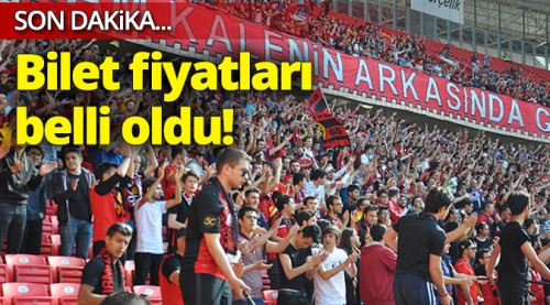 Yeni sezon bilet fiyatları belli oldu