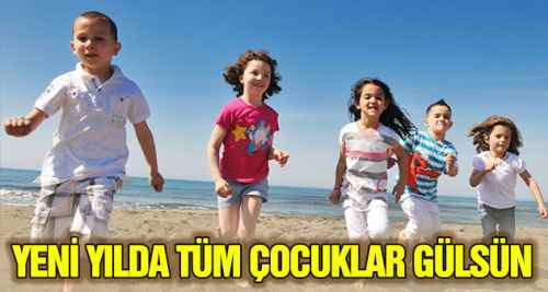 Yeni yılda tüm çocuklar gülsün