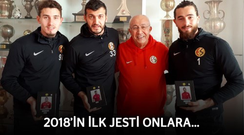 Yeni yılın ilk jesti kalecilere