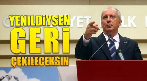 Yenildiysen geri çekileceksin