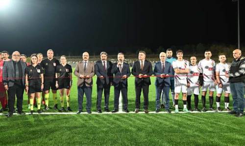 Yenilenen ESOGÜ Stadyumu hizmete açıldı