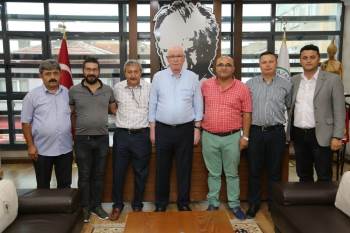 Yenisofçalılardan Kazım Kurt’A Hayırlı Olsun Ziyareti