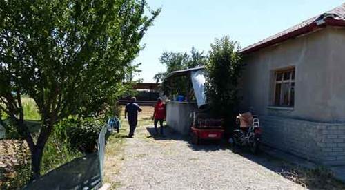 Yılanı öldürmek isterken hamile eşini öldürdü