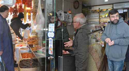 Yılbaşı alışverişi esnafın yüzünü güldürdü