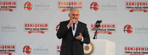 YILDIRIM AÇILIŞ TÖRENİNDE KONUŞTU