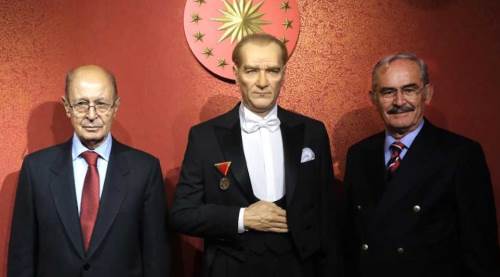 Yılmaz Büyükerşen Balmumu Heykeller Müzesi'nde buluştular