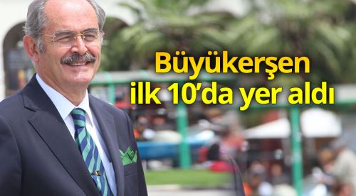 Yılmaz Büyükerşen ilk 10'da yer aldı