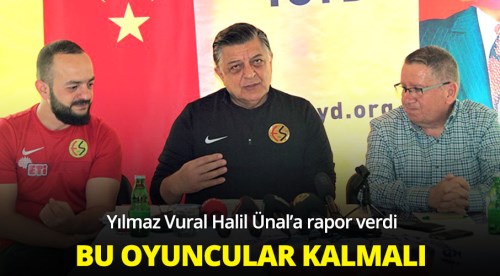 Yılmaz Vural o oyuncuların kalmasını istedi