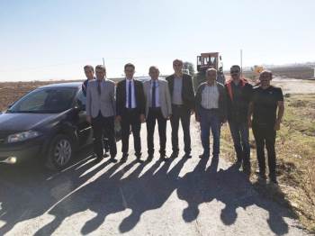 Yol Çalışmaları Yerinde İncelendi

