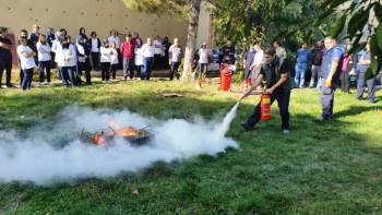 Yoncalı Fizik Tedavi Hastanesinde Yangın Ve Tahliye Tatbikatı
