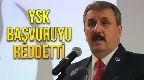 YSK Destici'nin talebini reddetti