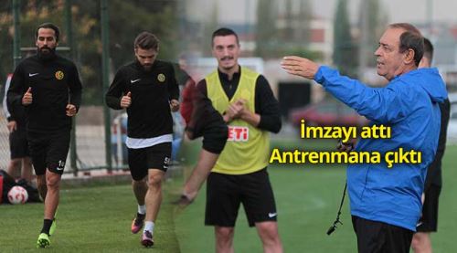 Yücel İldiz ilk antrenmanına çıktı