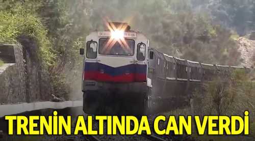 Yük treninin altında can verdi