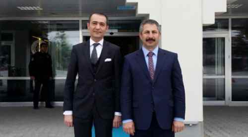 Yüksel'den Engin Dinç’e ziyaret