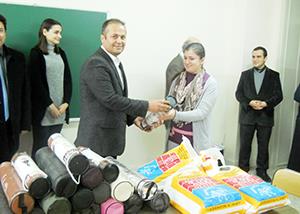 YUNUSDERden malzeme yardımı