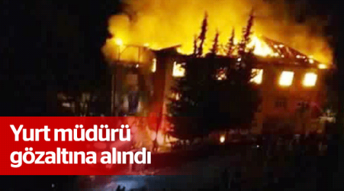Yurt müdürü gözaltına alındı