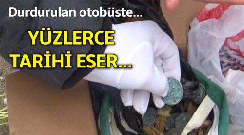 Yüzlerce tarihi eser ele geçirildi!